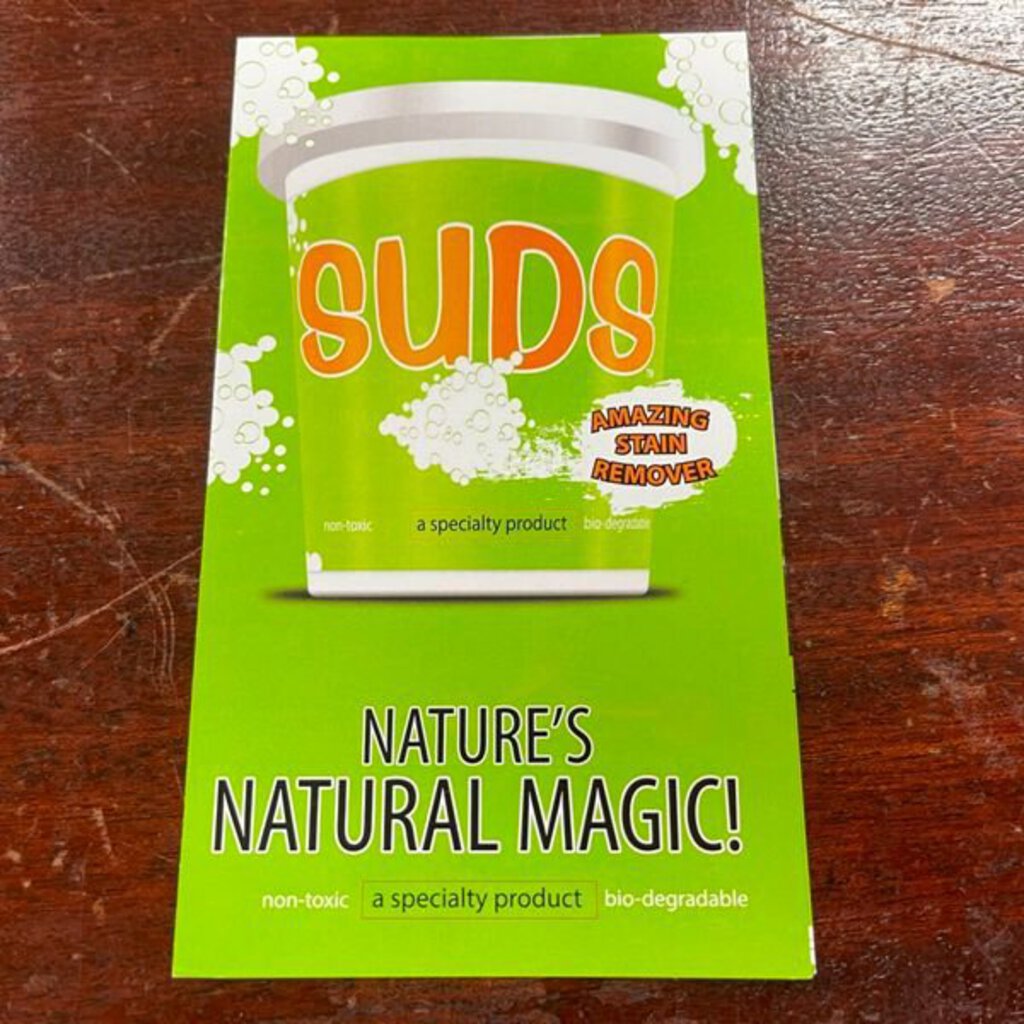 SUDS Cleaner + Stain Remover, Size: 8 Oz