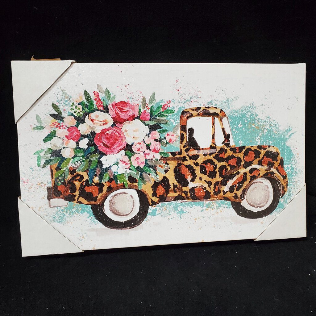 Flower Truck Canvas