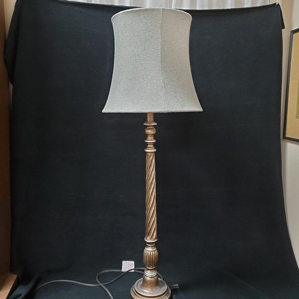 Lamp with Grey Shade