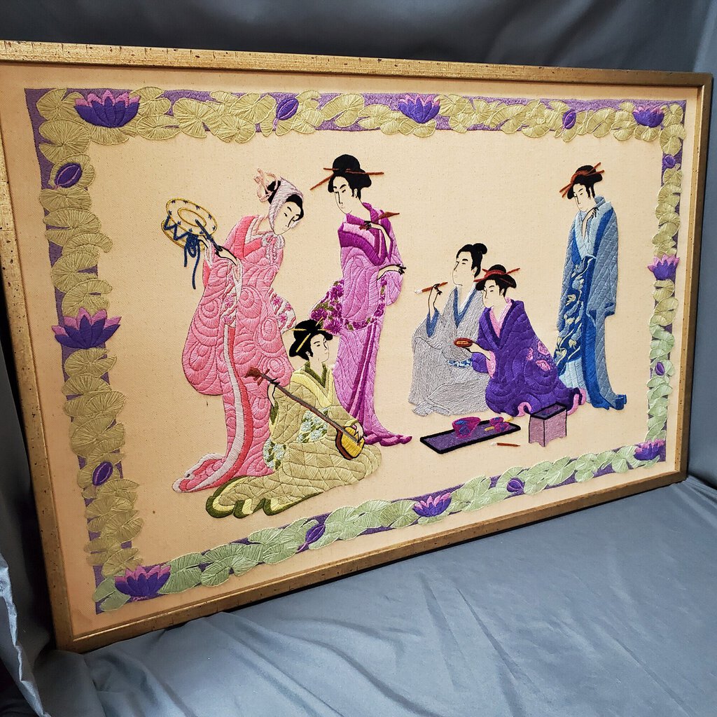 Asian Crewel Embroidery