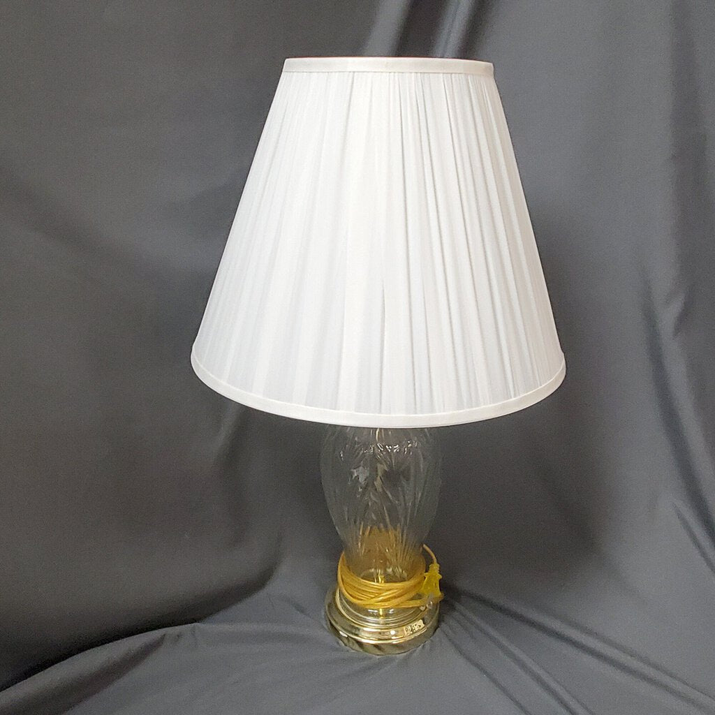 Glass Lamp, Size: 23"H