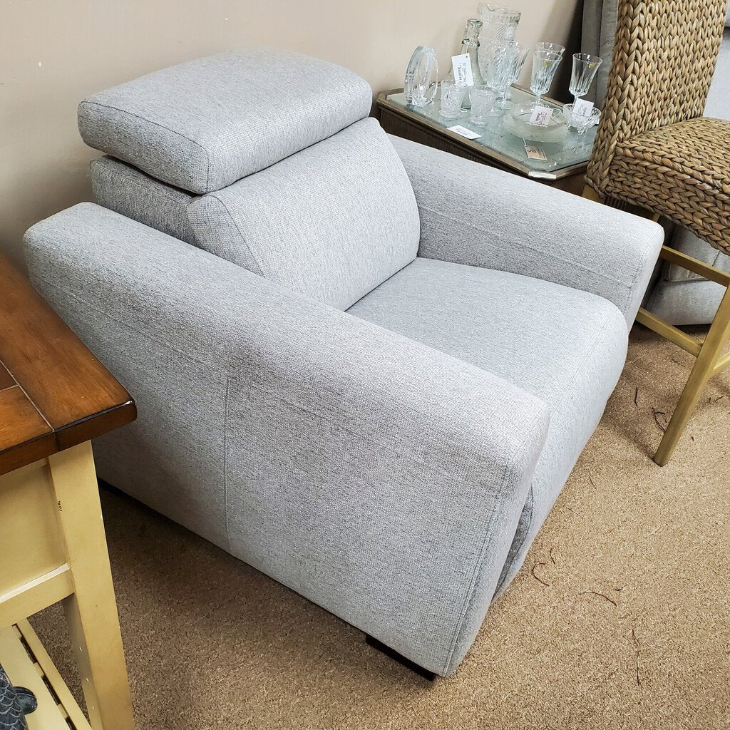 Armchair, Grey, Size: 38x39