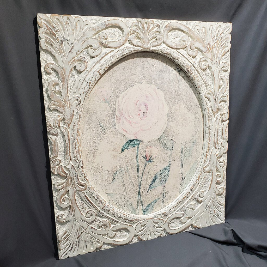 Ornate Framed Rose Print