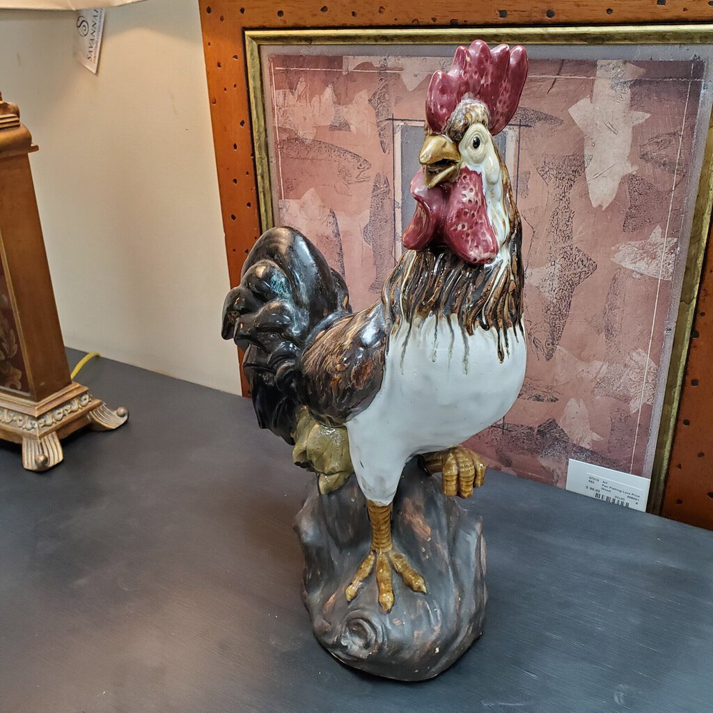 HP Ceramic Rooster, Size: 16"H