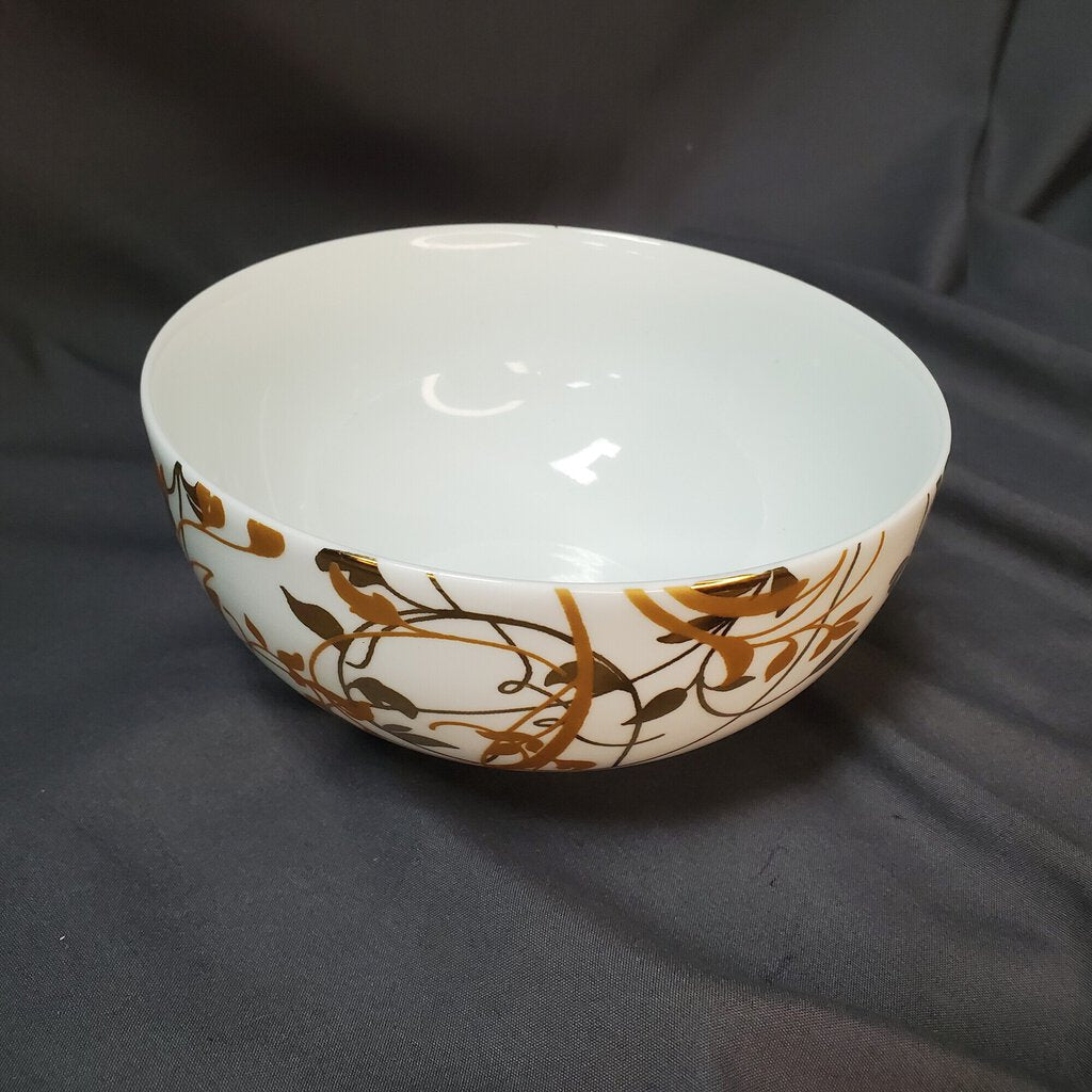 Bella Lux Decorative Bowl, Gold, Size: 6x3