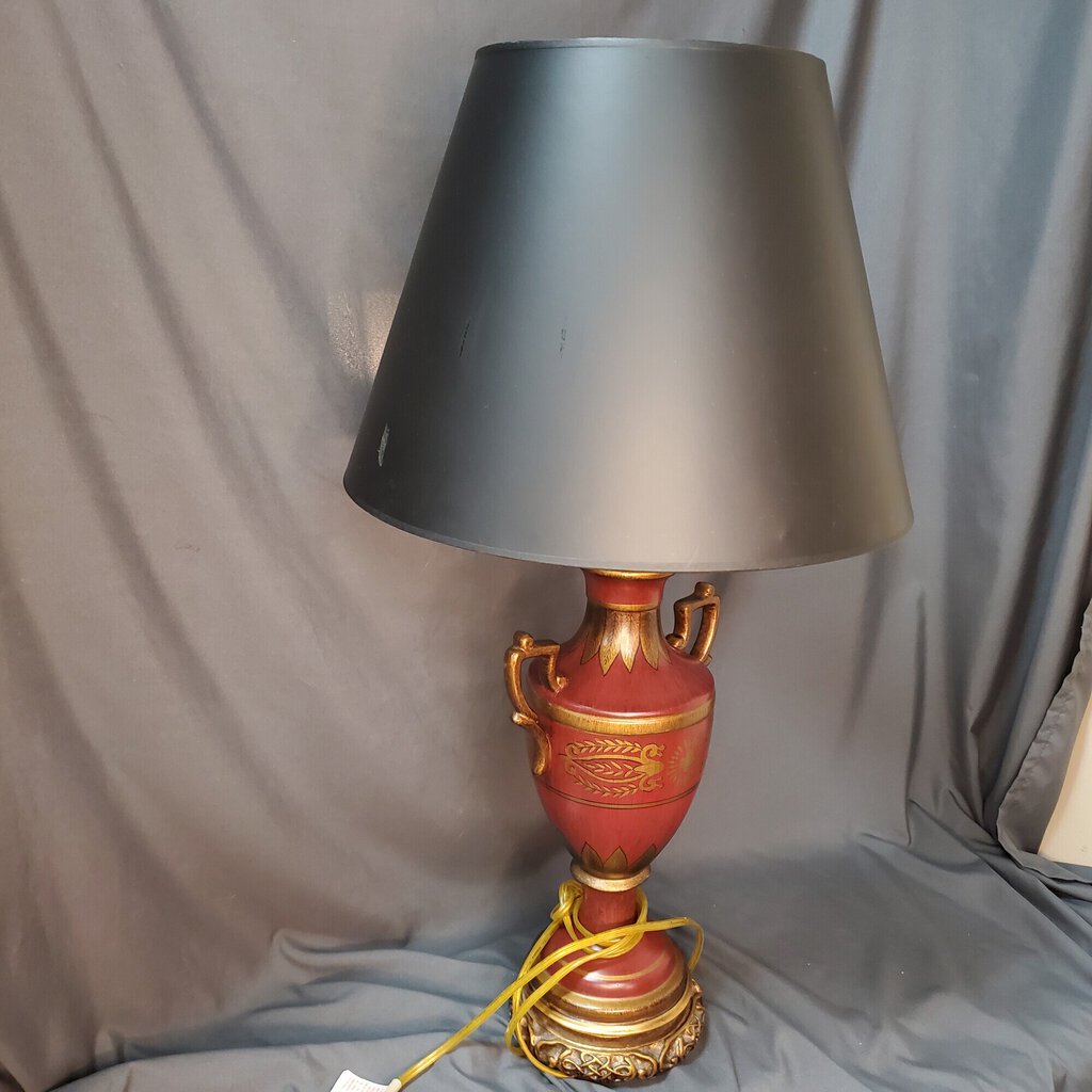Urn Style Lamp, Burg, Size: 30"H