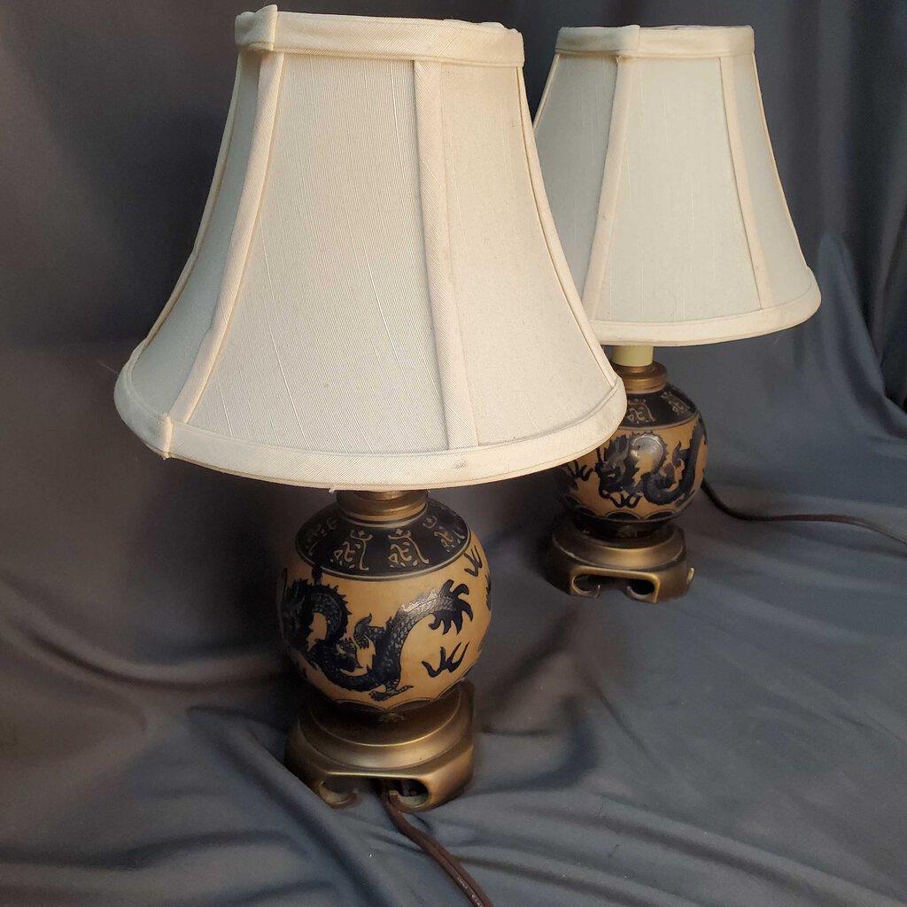 Chinese Dragon Lamps