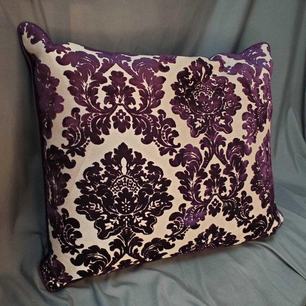 Rodeo Home Damask Pillow