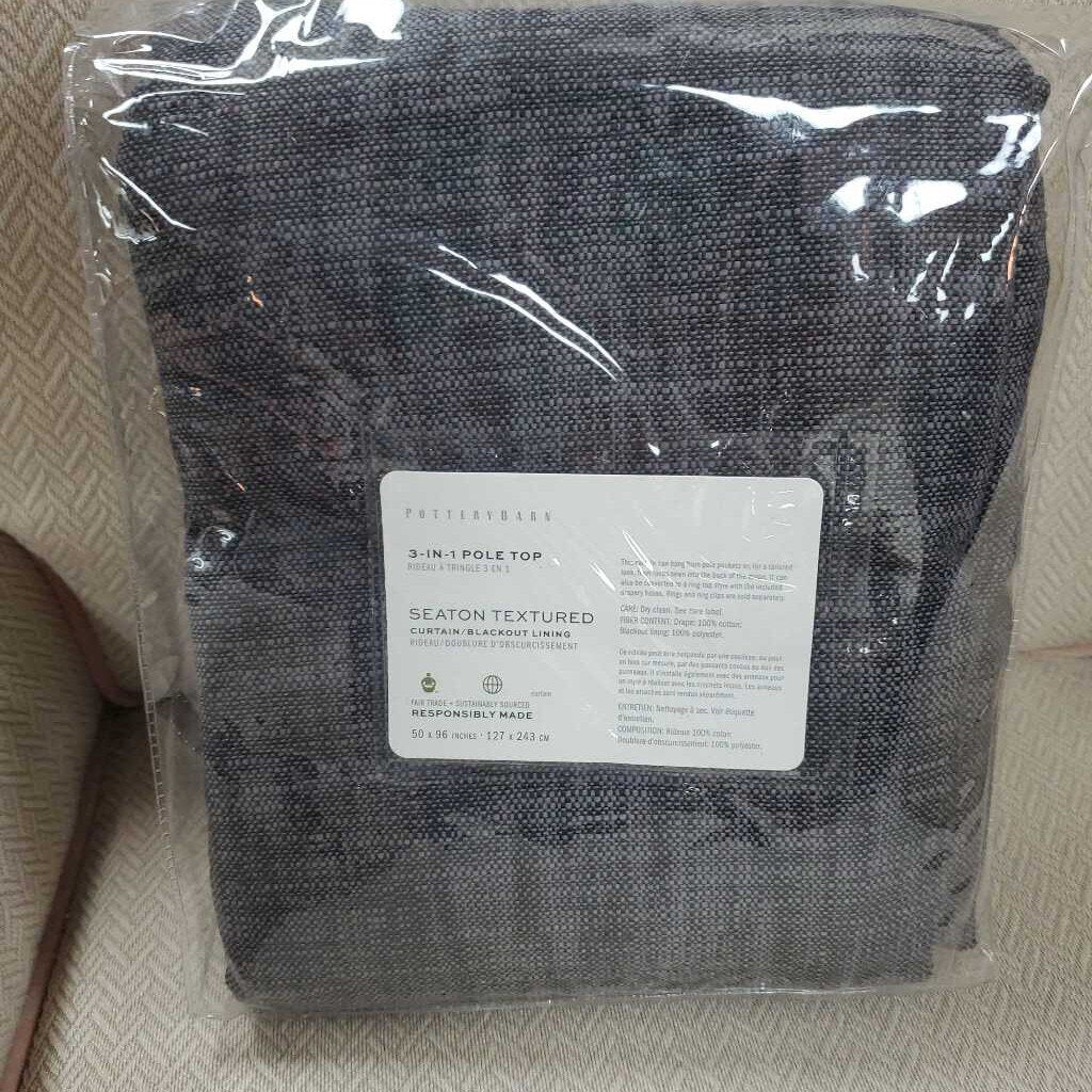 Seaton Textured Blackout curtain panel