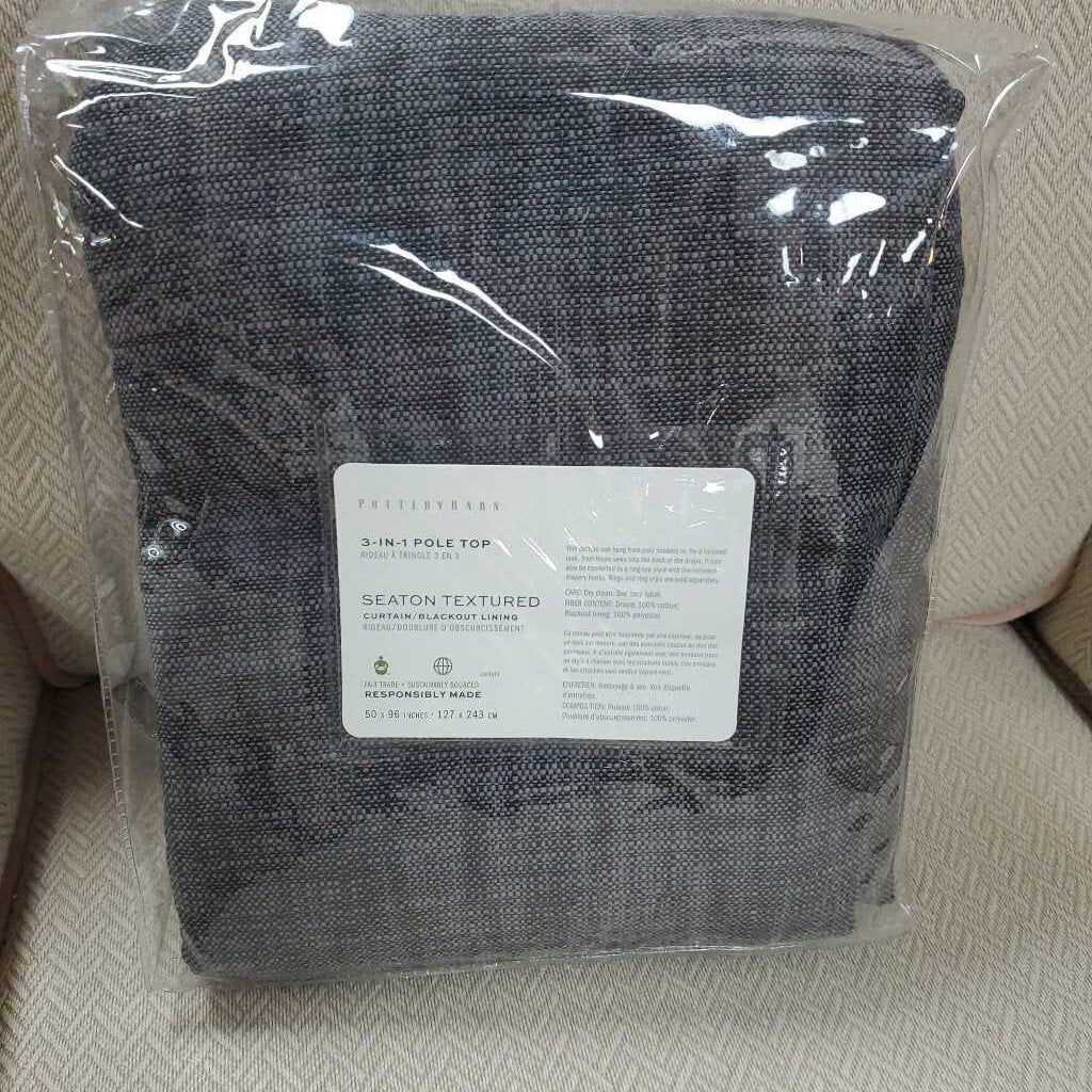 Seaton Textured Blackout curtain panel