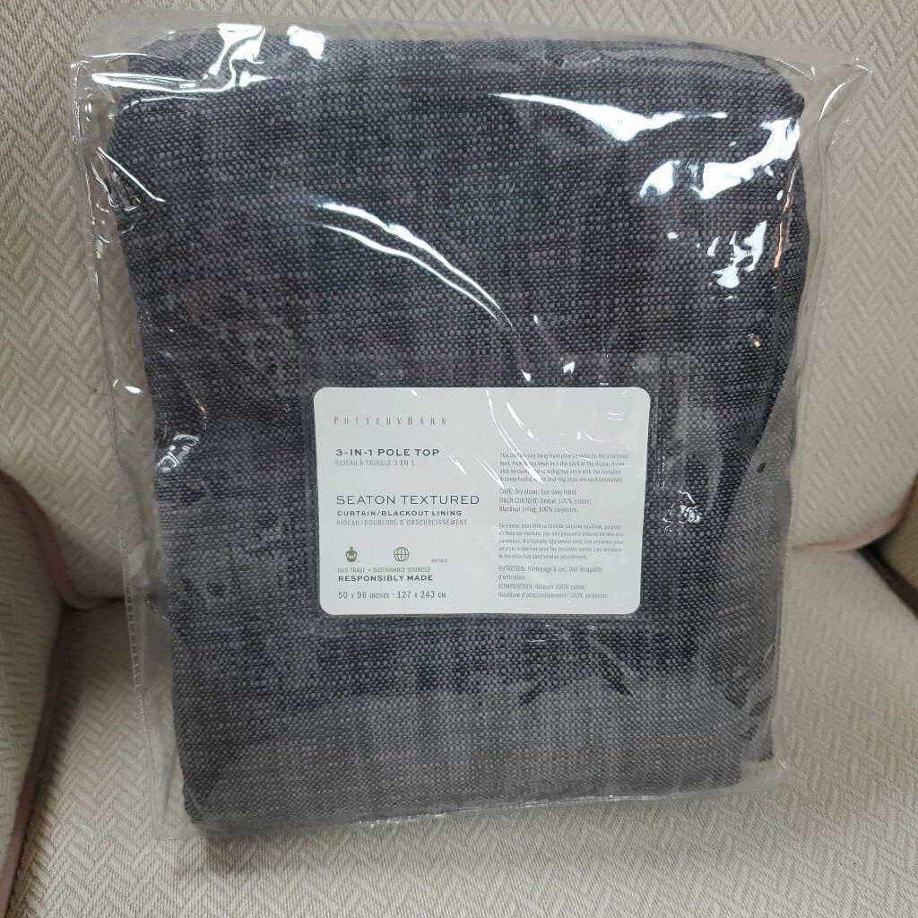 Seaton Textured Blackout curtain panel