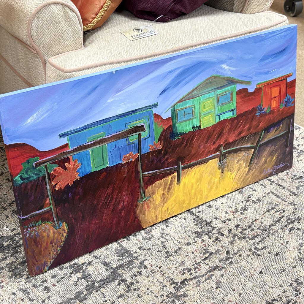 Sunset Painting on Canvas