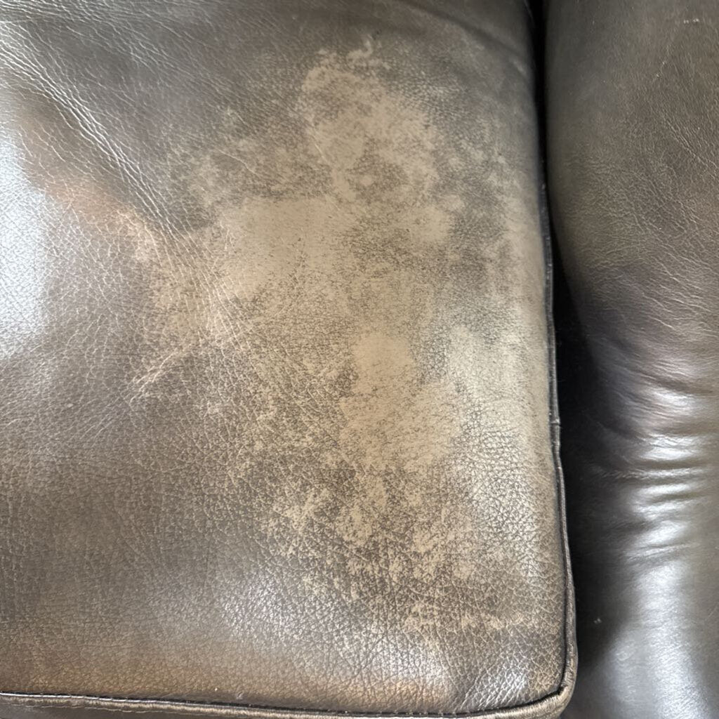 Leather Sofa w/Nail Head Detailing