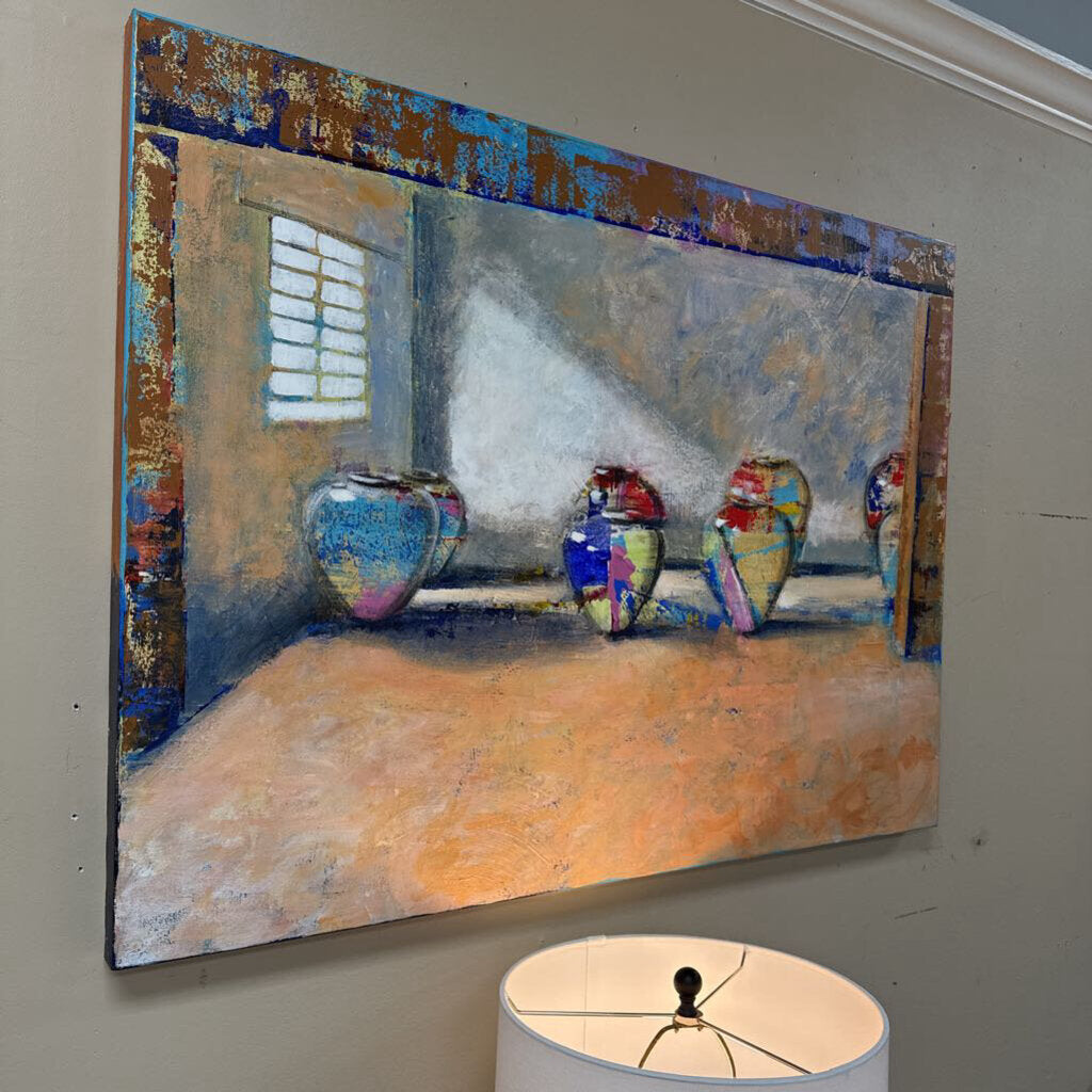 Org. painting Abstract Vases