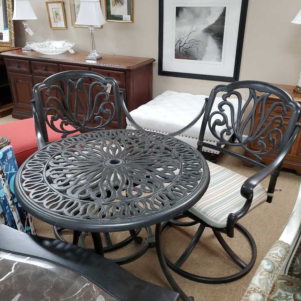 3pc Cast iron bistro set