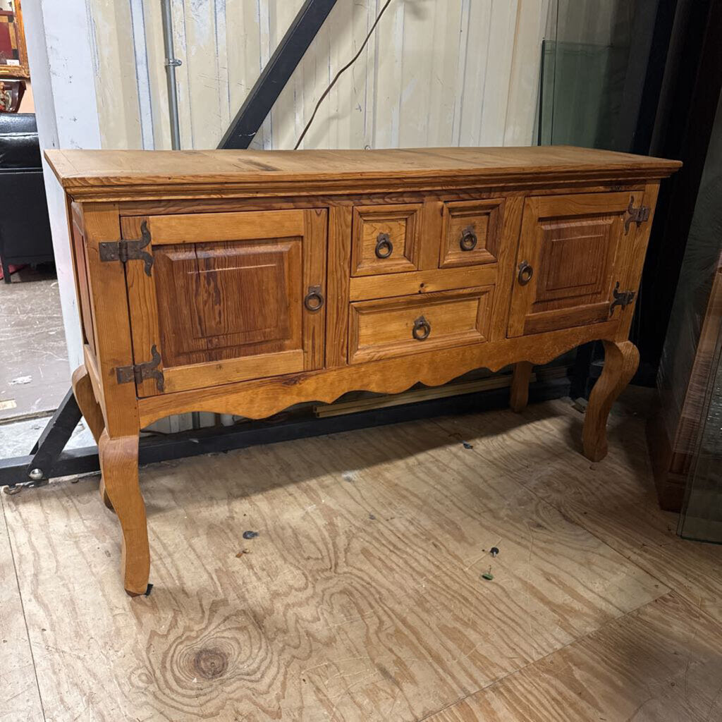 rustic wood sofa table