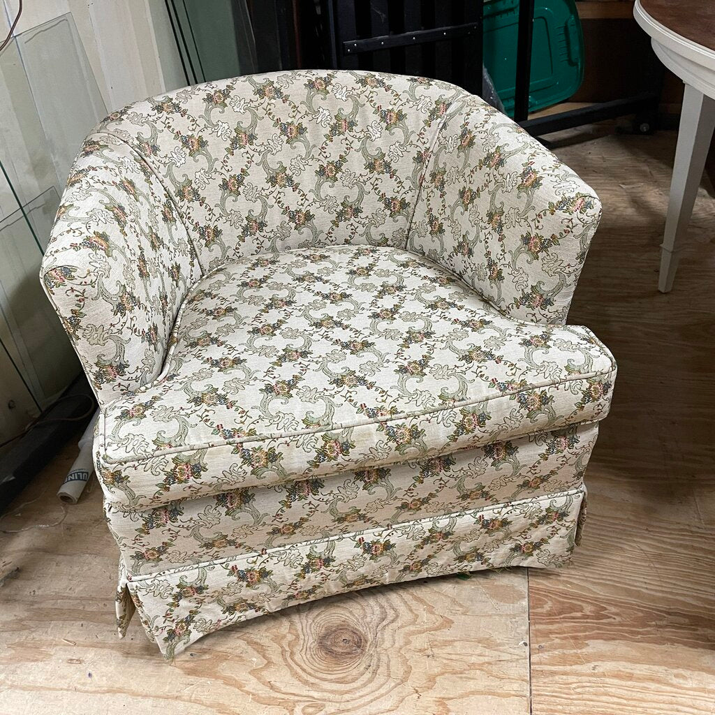 Vintage Floral Arm Chair