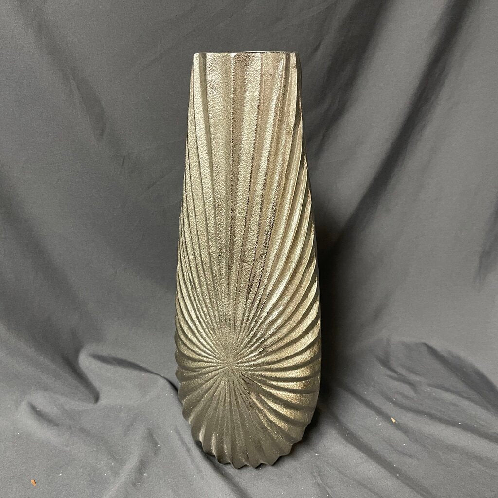 *NEW* Pewter Oval Vase