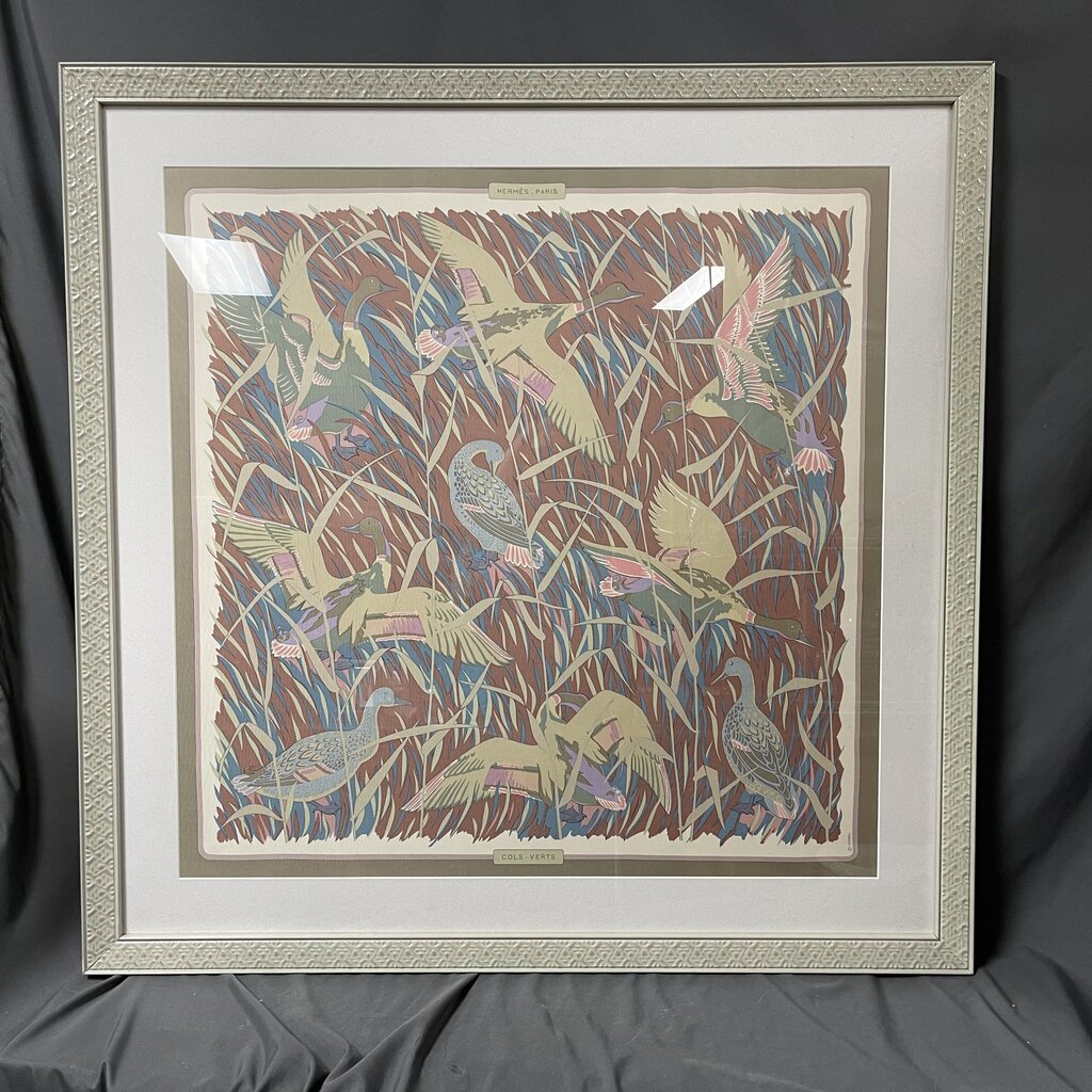 Framed Hermes Cols Verts Scarf