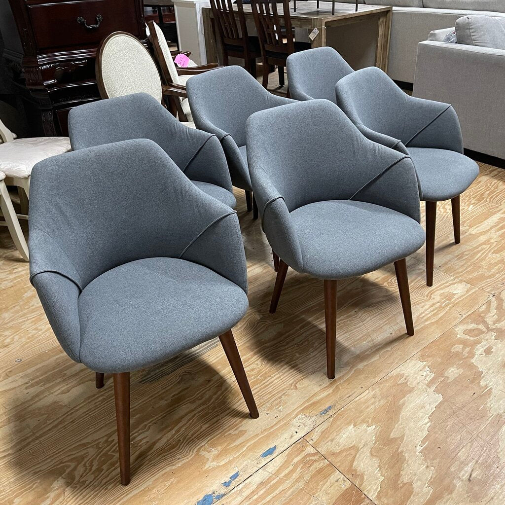 Set/6 Upholstered Dining Chairs