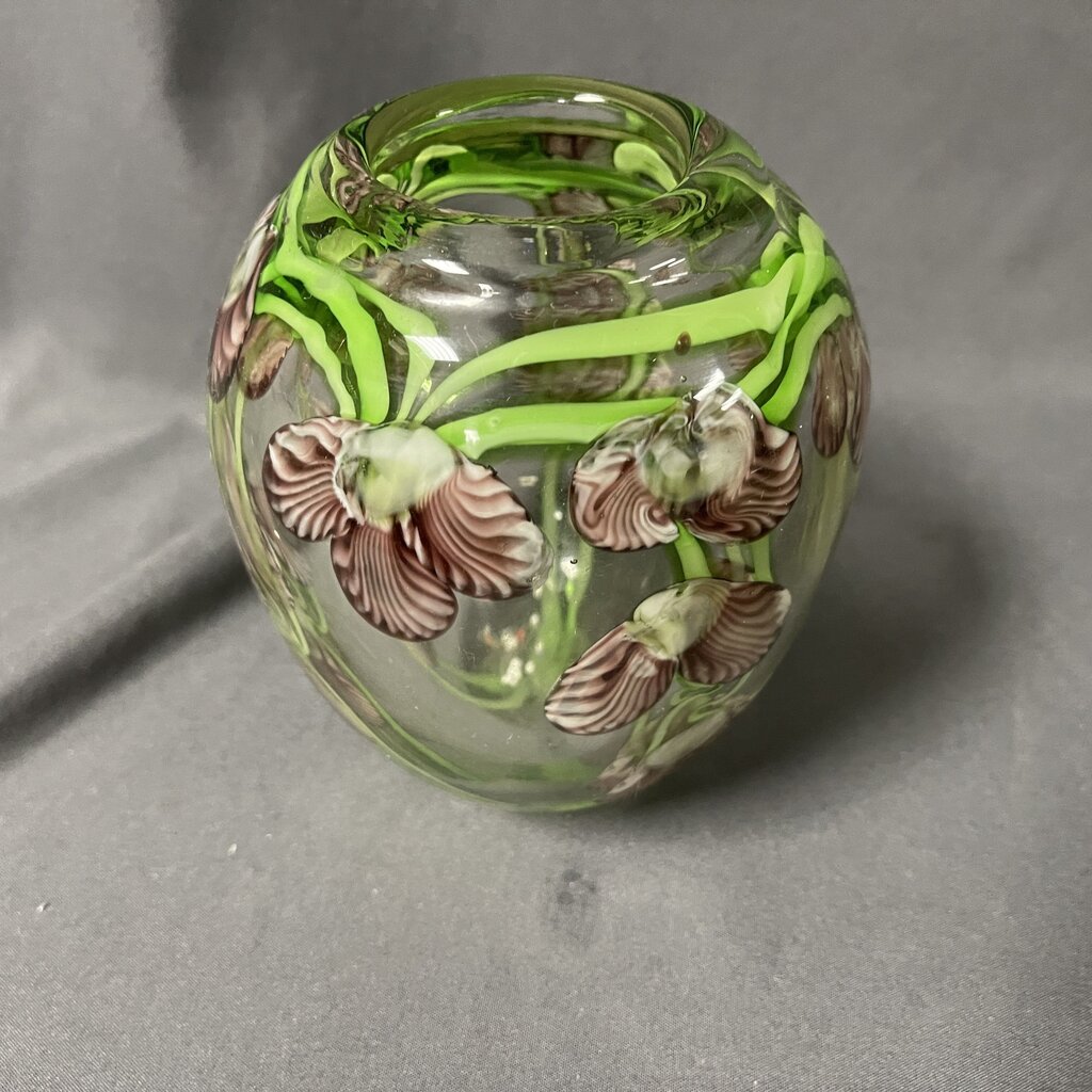 Lunberg Studio Iris Art Glass Vase