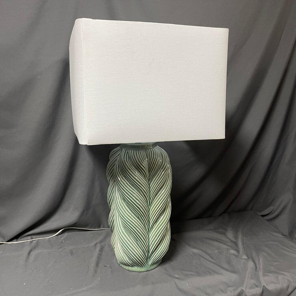 Leaf Look Ceramic Table Lamp