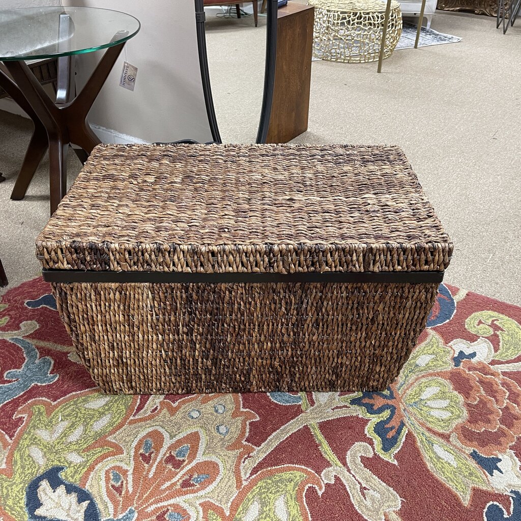 Wicker Storage Trunk