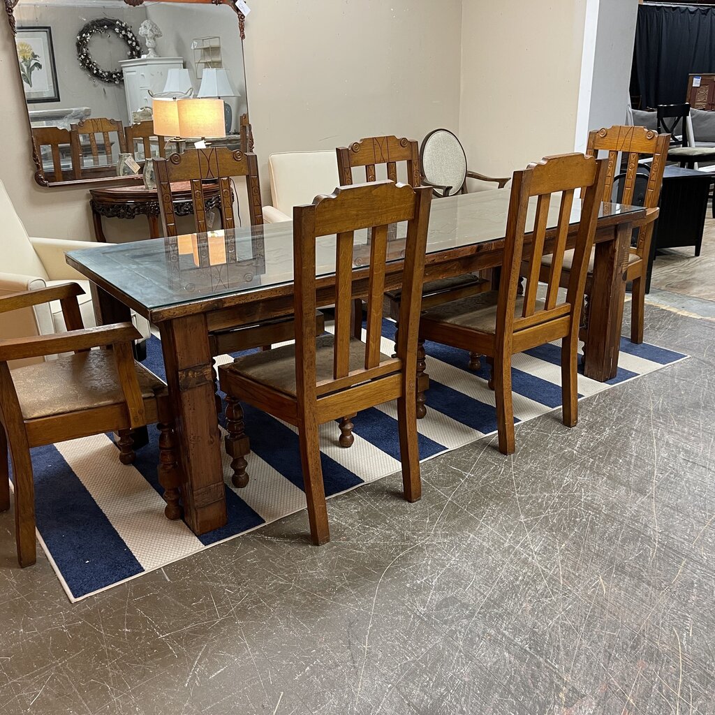 Antique Chinese Monastery Door Dining Table