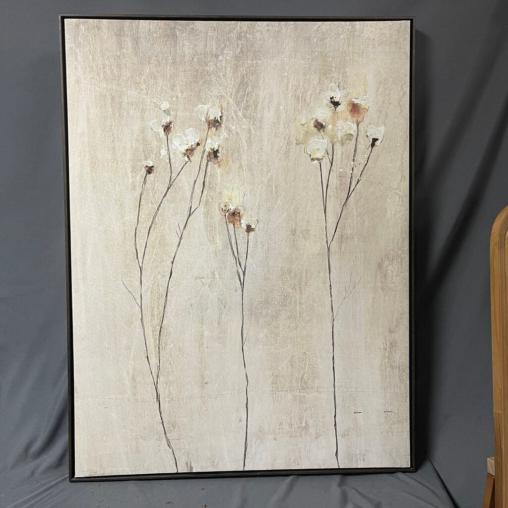 Large Floral Canvas