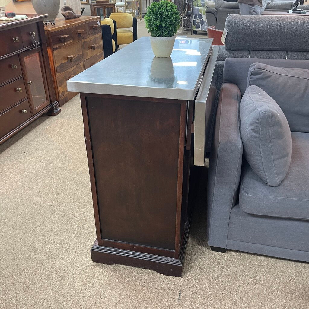 Stainless Top Kitchen Island/Cabinet