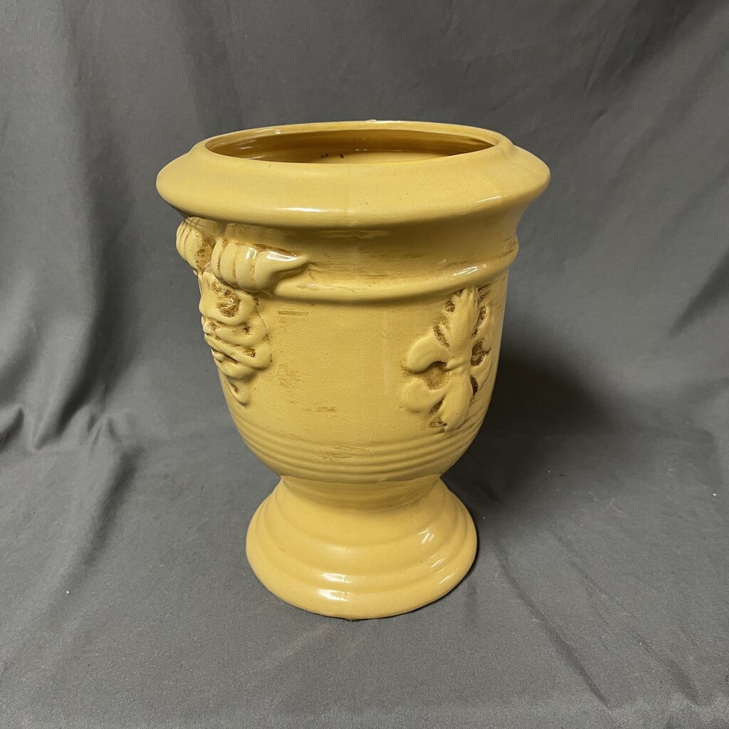 Ceramic Fleur de Lis Planter