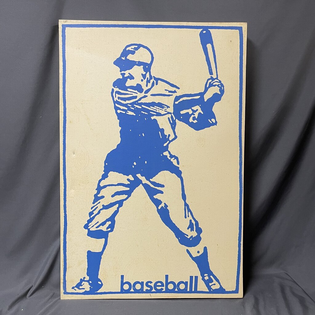 Vintage Style Baseball Canvas