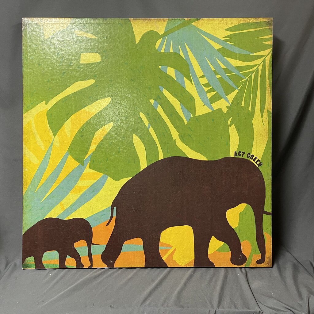 Safari Canvas - Elephants