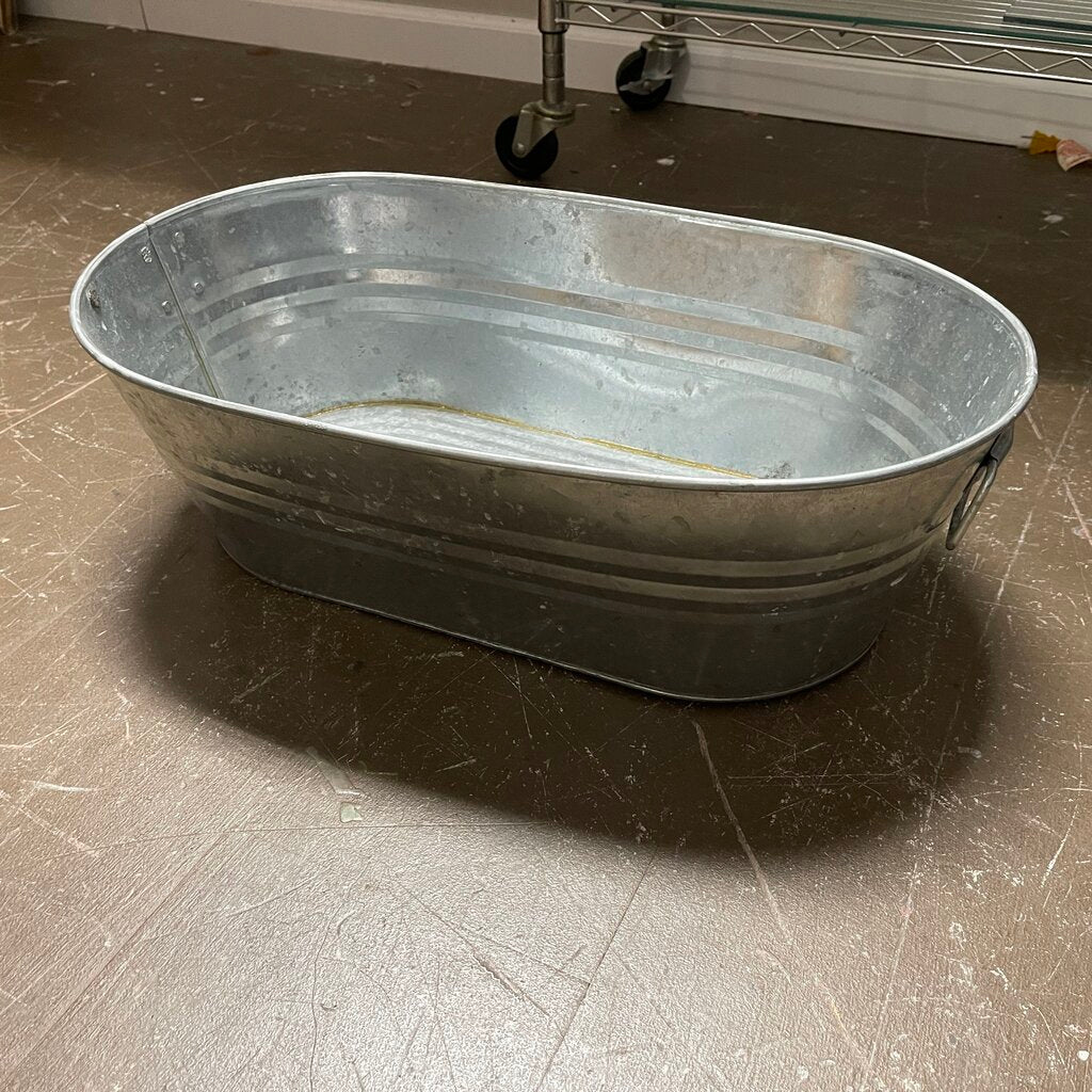 Galvanized Oval Tub