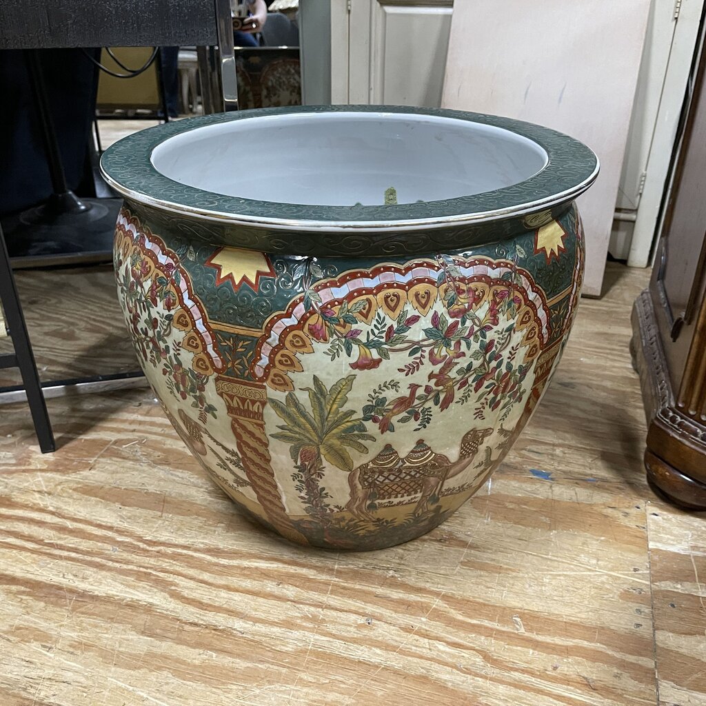 Chinoiserie Porcelain Jardiniere Planter