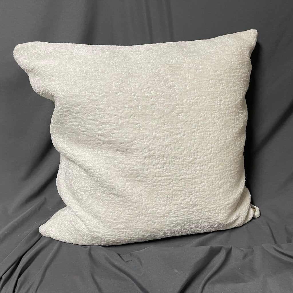 Down Filled Chenille Pillow