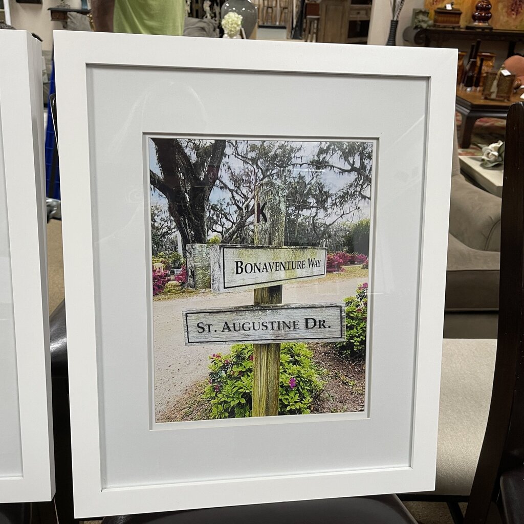 Framed Bonaventure Cemetary Photo