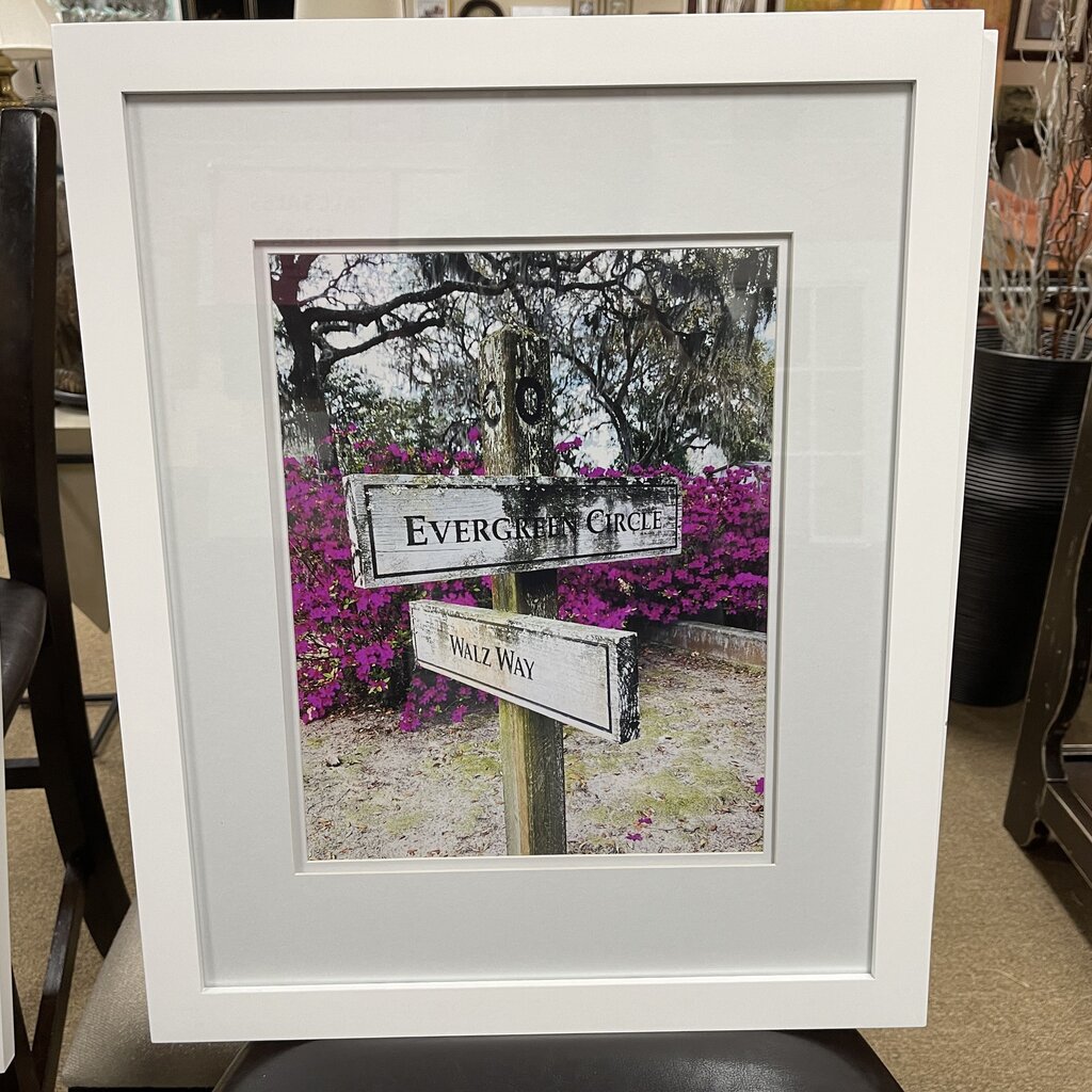 Framed Bonaventure Cemetary Photo