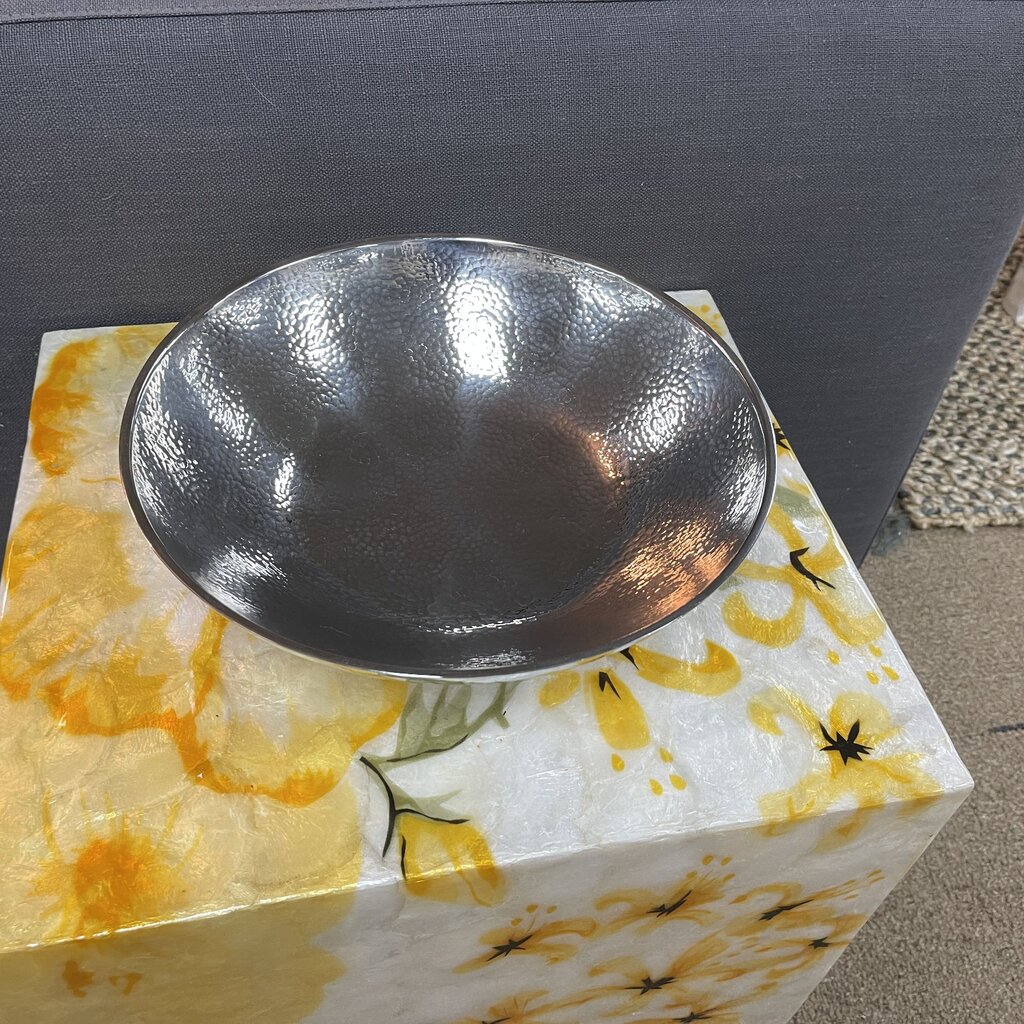 Hammered Silver Bowl