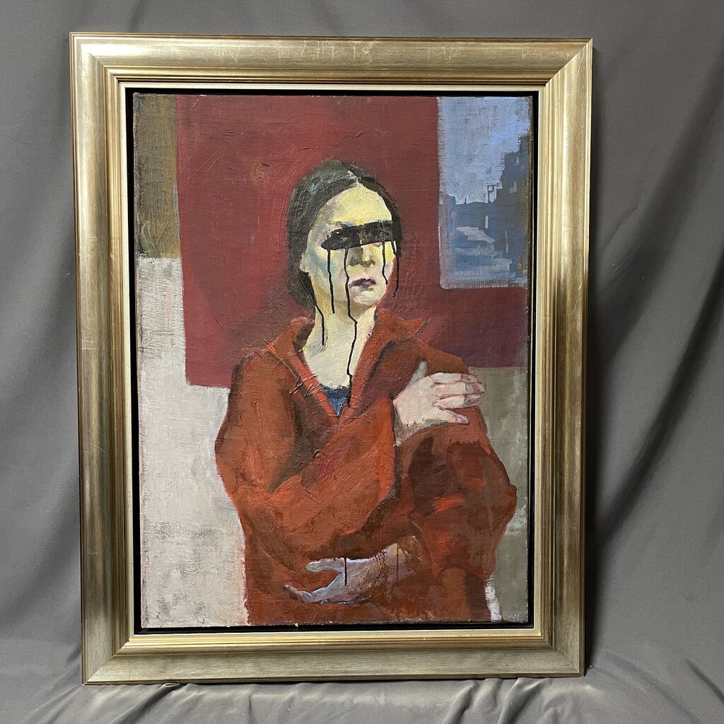 Woman in Red Original Painting