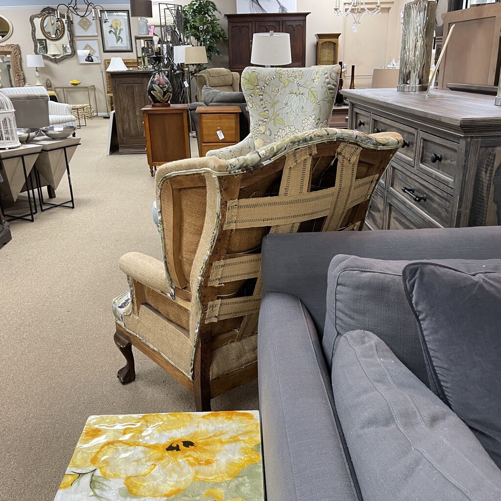 Hunting Dogs Deconstructed Wingback Chair