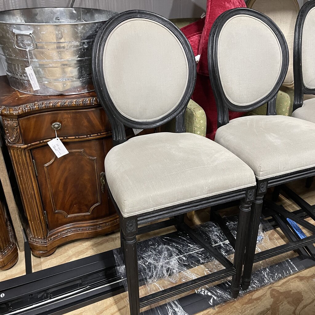 Set/4 French Contemporary Round Counter Stools