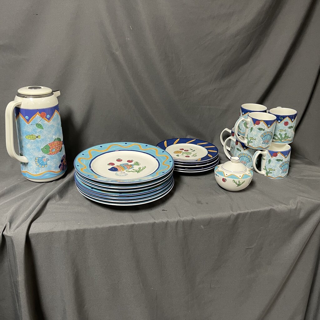 Ocean Collage Dinnerware