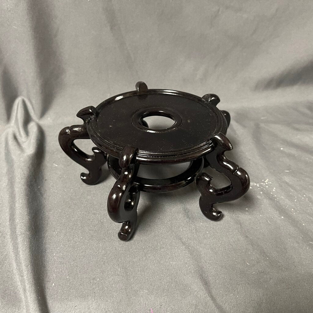 Round Wood Chinese Display Base