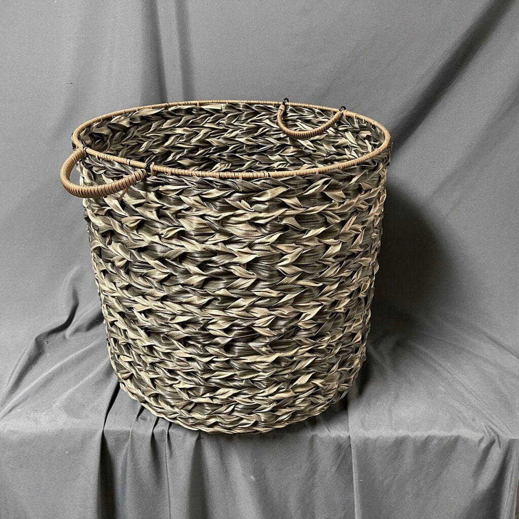 Large Round Braided Basket