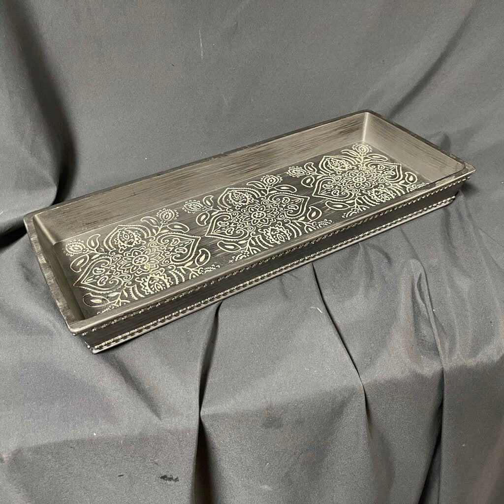 Painted Wood Trinket Tray