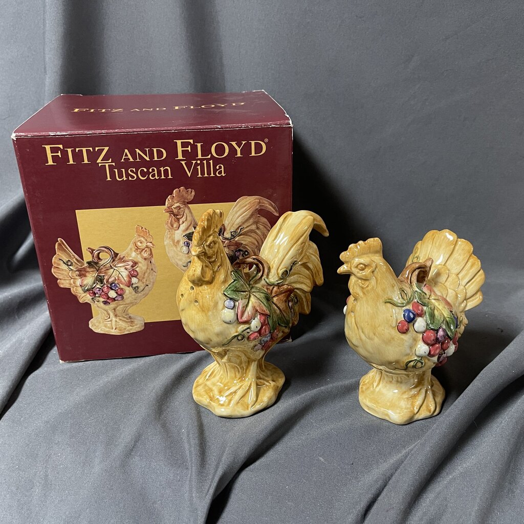 Hen & Rooster Salt & Pepper Shakers