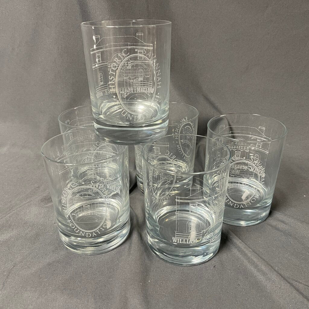 Set/6 William Scarbrough House Highball Glasses