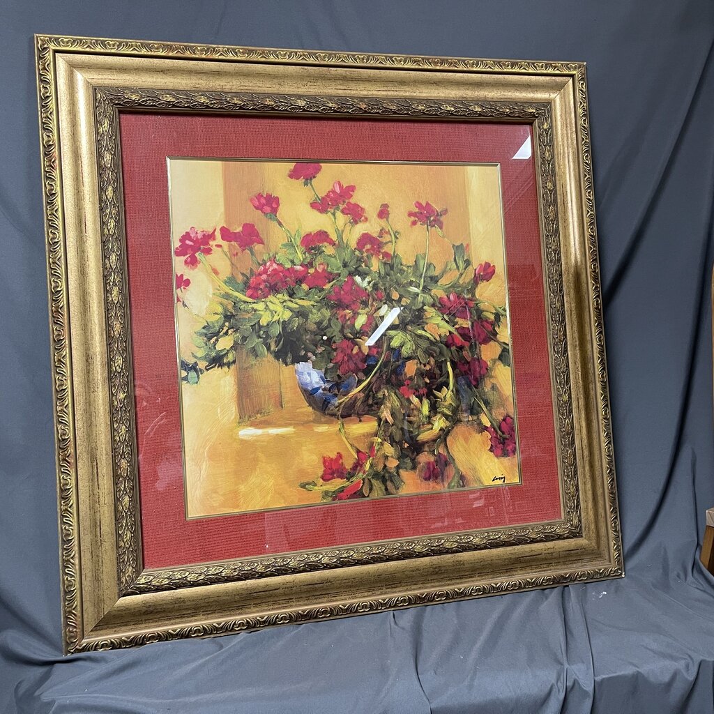 Framed Floral Print