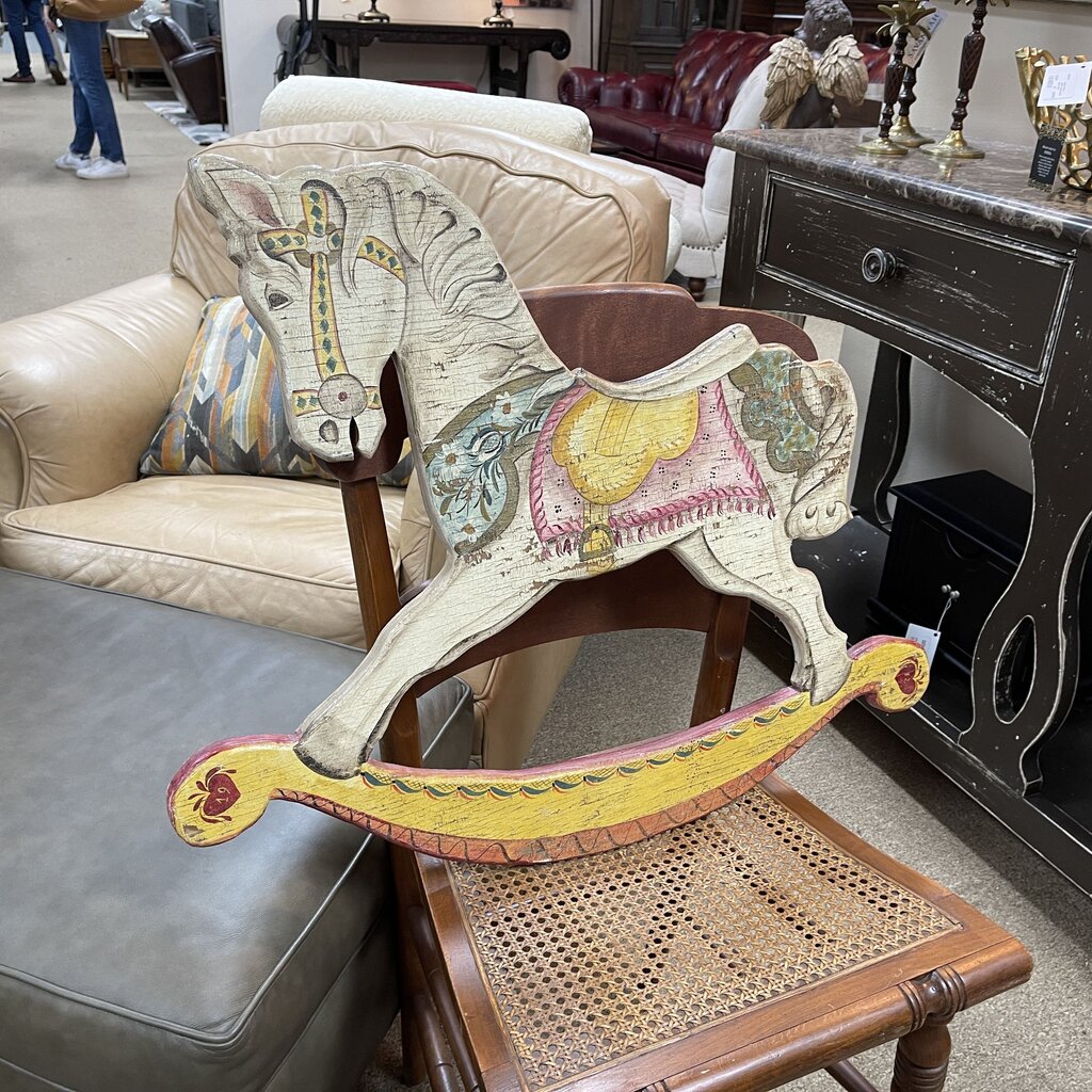 Vintage Rocking Horse Wall Decor